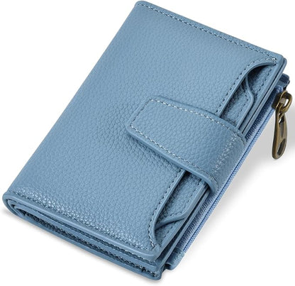 Airkit Small Leather Wallet for Women – RFID Bifold Card Holder